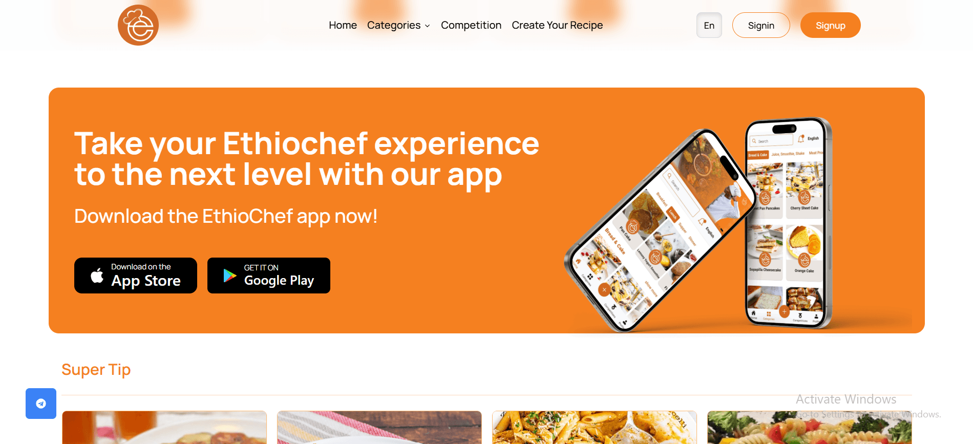 Ethiochef - Recipe Management System